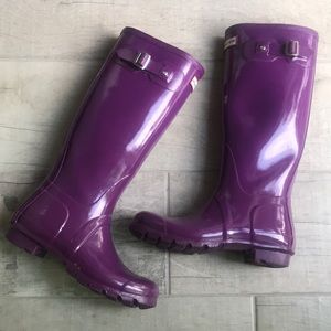 Gloss Tall Hunter Boots